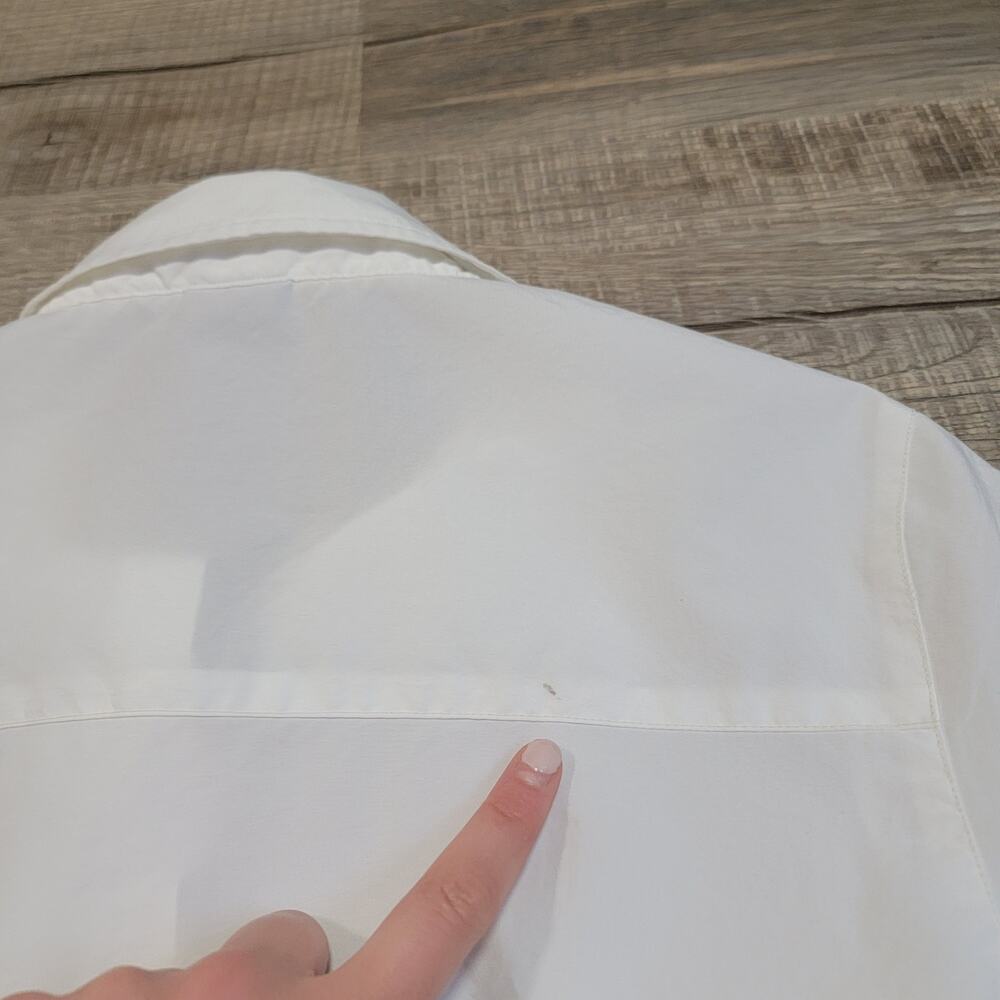 NIKE ACG Womens Button Up Size Medium White Utility Techwear Shirt VTG 00's Y2K - Picture 10 of 10
